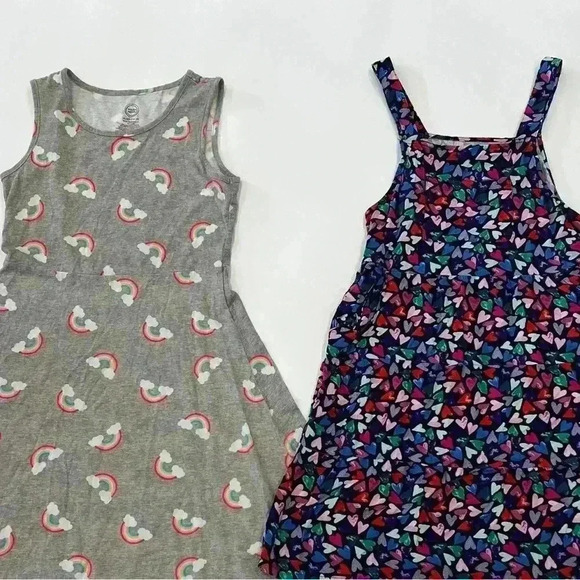 Wonder Nation Girls Dress Set Of 2 Size XL - Picture 2 of 6